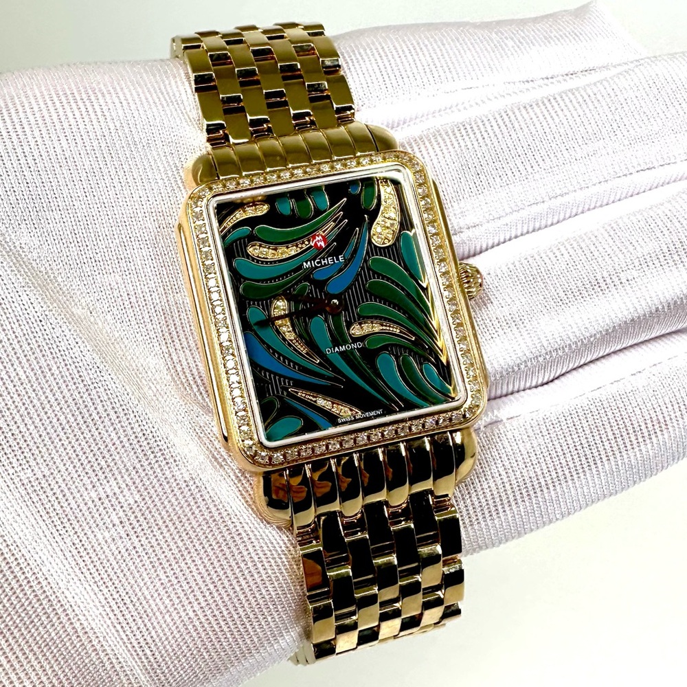 MICHELE: Deco II Bijoux Diamond Watch